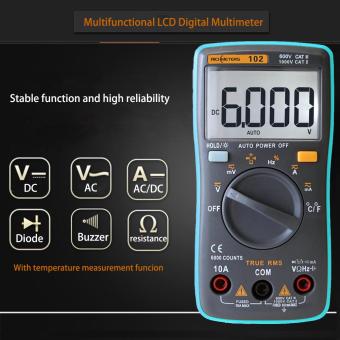 RICHMETERS RM102 True RMS Multifunctional LCD Digital MultimeterDMM DC AC Voltage Current Resistance Diode Capacitance TemperatureTester Measurement Automatic Polarity Identification AmmeterVoltmeter Ohm - Intl June 2018 - 5 RICHMETERS RM102 True RMS Multifunctional LCD Digital MultimeterDMM DC AC Voltage Current Resistance Diode Capacitance TemperatureTester Measurement Automatic Polarity Identification AmmeterVoltmeter Ohm - intl - 5
