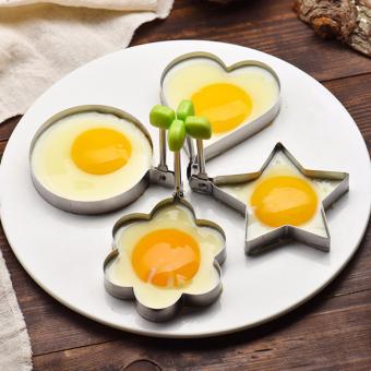 Rising Star 4pcs Set Stainless Steel Pancake Mould Kitchen FriedEgg Shaper Cooking Tools Free BBQ Brush June 2018 - 3 Rising Star 4pcs Set Stainless Steel Pancake Mould Kitchen FriedEgg Shaper Cooking Tools Free BBQ Brush - 3