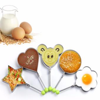 Rising Star 4pcs Set Stainless Steel Pancake Mould Kitchen FriedEgg Shaper Cooking Tools Free BBQ Brush June 2018 - 5 Rising Star 4pcs Set Stainless Steel Pancake Mould Kitchen FriedEgg Shaper Cooking Tools Free BBQ Brush - 5