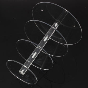 Round Acrylic 4 Tier Cupcake Cake Stand For Birthday Celebration Party Cake Shop July 2018 - 3 Round Acrylic 4 Tier Cupcake Cake Stand For Birthday Celebration Party Cake Shop - 3