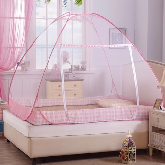 Rukia Classic King Size Double Plain Mosquito Net (Pink) June 2018 - 3 Rukia Classic King Size Double Plain Mosquito Net (Pink) - 3