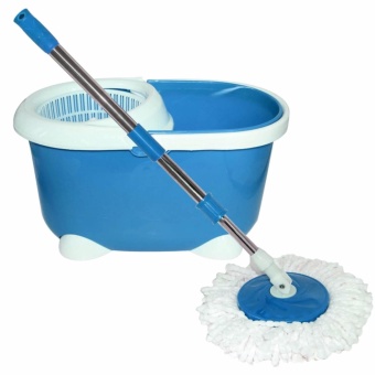 Rukia New 360? Microfiber Magic Rotating Spin Head Easy CleaningFloor Mop Bucket Set (Navy Blue) June 2018 - 3 Rukia New 360? Microfiber Magic Rotating Spin Head Easy CleaningFloor Mop Bucket Set (Navy Blue) - 3