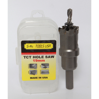 S-Ks Tools USA HS19 Heavy Duty 19mm TCT Hole Saw April 2018 - 2 S-Ks Tools USA HS19 Heavy Duty 19mm TCT Hole Saw - 2