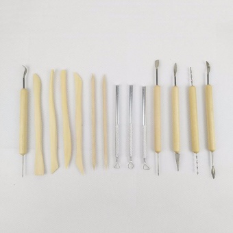Sculpting Tools- 14 Pieces Deluxe Carving Clay Pottery Art ToolsSet With Canvas Case,5 Rubber Clay Shaping Modeling Wipe Out Pen -intl June 2018 - 3 Sculpting Tools- 14 Pieces Deluxe Carving Clay Pottery Art ToolsSet with Canvas Case,5 Rubber Clay Shaping Modeling Wipe Out Pen -intl - 3