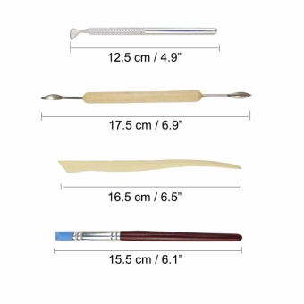Sculpting Tools- 14 Pieces Deluxe Carving Clay Pottery Art ToolsSet With Canvas Case,5 Rubber Clay Shaping Modeling Wipe Out Pen -intl June 2018 - 2 Sculpting Tools- 14 Pieces Deluxe Carving Clay Pottery Art ToolsSet with Canvas Case,5 Rubber Clay Shaping Modeling Wipe Out Pen -intl - 2