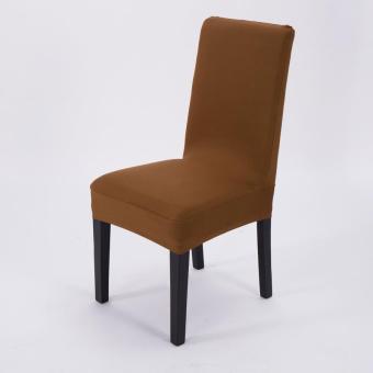 Simple Plain Elastic Dining Chair Cover June 2018 - 4 Simple Plain Elastic Dining Chair Cover - 4