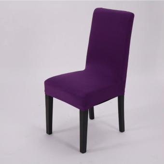 Simple Plain Elastic Dining Chair Cover June 2018 - 2 Simple Plain Elastic Dining Chair Cover - 2