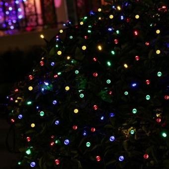 Solar Multi-color Lights 22m 200 LED Multi-color 8 Modes Solar Fairy String Lights For Outdoor Wedding Christmas Party - Intl June 2018 - 2 Solar Multi-color Lights 22m 200 LED Multi-color 8 Modes Solar Fairy String Lights For Outdoor Wedding Christmas Party - intl - 2