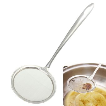 Stainless Steel Kitchenware Home Cooking Fine Mesh Oil Skimmer Strainer June 2018 - 3 Stainless Steel Kitchenware Home Cooking Fine Mesh Oil Skimmer Strainer - 3