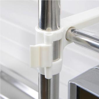 Stainless Steel Multifunctional Microwave Oven Shelf Rack StandingType Double Kitchen Storage Holders - Intl April 2018 - 5 Stainless Steel Multifunctional Microwave Oven Shelf Rack StandingType Double Kitchen Storage Holders - intl - 5