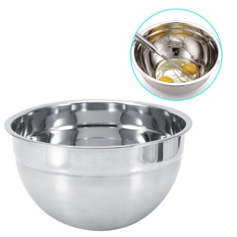 Stainless Steel Thicker Mixing Bowl With Lid Baking Salad Bowls Kitchen Cooking Tools(22cm) - Intl June 2018 - 4 Stainless Steel Thicker Mixing Bowl With Lid Baking Salad Bowls Kitchen Cooking Tools(22cm) - intl - 4