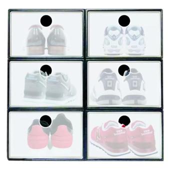 Sunnyware Shoe Mate Clear Collapsible Shoe Box - Medium June 2018 - 2 Sunnyware Shoe Mate Clear Collapsible Shoe Box - Medium - 2