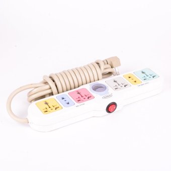 Surer 31116 Multi-Outlet Power Tap (White) With FREE 3-OutletExtension Cord Set June 2018 - 2 Surer 31116 Multi-Outlet Power Tap (White) with FREE 3-OutletExtension Cord Set - 2