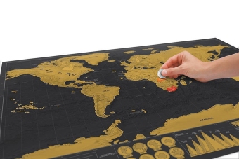 ThinkMax Scratch Off World Map Deluxe Edition Poster Personalized Travel Vacation - Intl June 2018 - 2 ThinkMax Scratch Off World Map Deluxe Edition Poster Personalized Travel Vacation - intl - 2