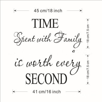 Time Spent With Family Wall Art Sticker Quote Living Room DecorMural Decal - Intl April 2018 - 2 Time Spent with Family Wall Art Sticker Quote Living Room DecorMural Decal - intl - 2