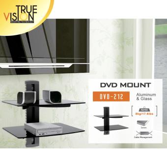 True Vision DVD212 DVD/AV Wall Mount Double Shelf (Black) June 2018 - 5 True Vision DVD212 DVD/AV Wall Mount Double Shelf (Black) - 5
