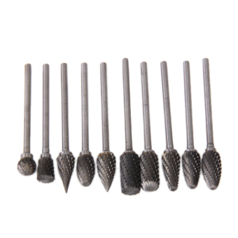 Tungsten Carbide Rotary Burr Drill Grinding Head 10-Piece Set June 2018 - 3 Tungsten Carbide Rotary Burr Drill Grinding Head 10-Piece Set - 3