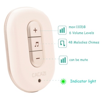 US Plug No Need Battery Waterproof Wireless Doorbell 200M Range AC 110-220V Electric Door Bell Door Chime Home & Living 1 Button 2 Receiver - Intl June 2018 - 4 US Plug No Need Battery waterproof wireless doorbell 200M range AC 110-220V Electric Door bell door chime Home & Living 1 Button 2 receiver - intl - 4