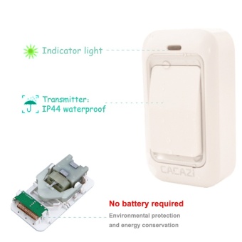 US Plug No Need Battery Waterproof Wireless Doorbell 200M Range AC 110-220V Electric Door Bell Door Chime Home & Living 1 Button 2 Receiver - Intl June 2018 - 5 US Plug No Need Battery waterproof wireless doorbell 200M range AC 110-220V Electric Door bell door chime Home & Living 1 Button 2 receiver - intl - 5