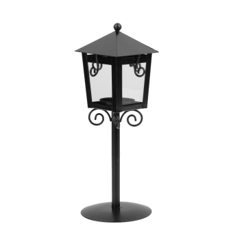 Vintage Street Lamp Design Candle Holder Tea Light Candlestick Stand - Black June 2018 - 3 Vintage Street Lamp Design Candle Holder Tea Light Candlestick Stand - Black - 3