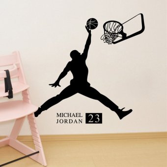 Wall Decals Playing Basketball Boy PVC Wall Stickers April 2018 - 4 Wall Decals Playing Basketball Boy PVC Wall Stickers - 4