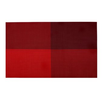Wallmark Fashion Placemat Set Of 4 (Maroon/Red) April 2018 - 2 Wallmark Fashion Placemat Set of 4 (Maroon/Red) - 2