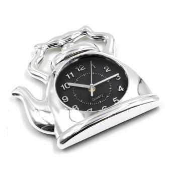 Wallmark Kettle Design Wall Clock (Silver) June 2018 - 2 Wallmark Kettle Design Wall Clock (Silver) - 2