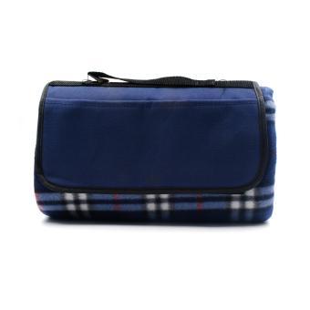 Waterproof Outdoor Beach Picnic Camping Mat Blanket Blue Plaid June 2018 - 2 Waterproof Outdoor Beach Picnic Camping Mat Blanket Blue Plaid - 2