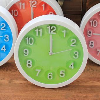 Wawawei Child Home Mini Candy Color Round Face Silicone DigitalAlarm Clock(PINK) June 2018 - 4 Wawawei Child Home Mini Candy Color Round Face Silicone DigitalAlarm Clock(PINK) - 4