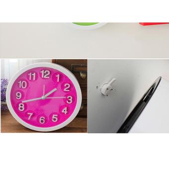 Wawawei Child Home Mini Candy Color Round Face Silicone DigitalAlarm Clock(PINK) June 2018 - 2 Wawawei Child Home Mini Candy Color Round Face Silicone DigitalAlarm Clock(PINK) - 2