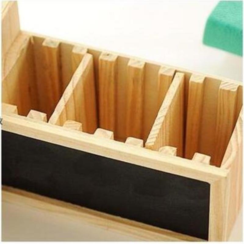 Philippines Wooden Pen Holder With Blackboard Cute Desktop Pencil Wooden Pen Holder With Blackboard Cute Desktop Pencil Kawaiidesk Tidy Organizer Pot Creative Office