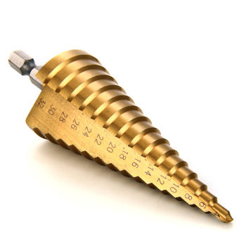 XCSOURCE 3pcs Large HSS Steel Step Cone Drill Titanium Bit Set Hole 4-12/20/32mm BI020 April 2018 - 4 XCSOURCE 3pcs Large HSS Steel Step Cone Drill Titanium Bit Set Hole 4-12/20/32mm BI020 - 4