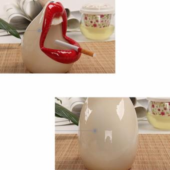 XYS COLLECTION Modern Ash Tray Sexy Lips Ceramic Ashtray CigaretteCigar Ashtray Tray Holder Decor Tray For Home Office Decorations,Gift Ashtray,Smoker(B Purple/red) - Intl June 2018 - 3 XYS COLLECTION Modern Ash Tray Sexy Lips Ceramic Ashtray CigaretteCigar Ashtray Tray Holder Decor Tray for Home Office Decorations,Gift Ashtray,Smoker(B purple/red) - intl - 3