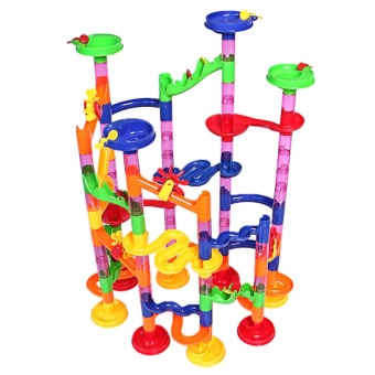 105Pcs Kids DIY Marble Run Railway Toys Set Building Blocks ToysEarly Education Accessories For Over 5 Years Old Children - Intl June 2018 - 4 105Pcs Kids DIY Marble Run Railway Toys Set Building Blocks ToysEarly Education Accessories for over 5 years old Children - intl - 4