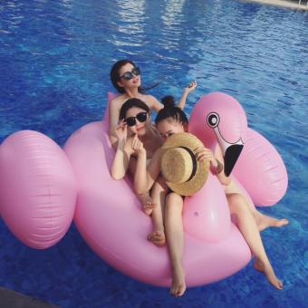 1.9M Giant Swan Inflatable Pink Flamingo Ride-On Pool Floating Toy- Intl June 2018 - 3 1.9M Giant Swan Inflatable Pink Flamingo Ride-On Pool Floating Toy- intl - 3