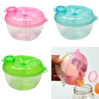 2Pcs Food Storage Container 3-Layer Milk Powder Box Baby Feeding - Intl June 2018 - 5 2Pcs Food Storage Container 3-Layer Milk Powder Box Baby Feeding - intl - 5