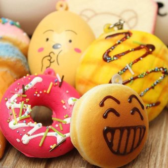 30Pcs Jumbo Medium Mini Random Squishy Soft Panda/Bread/Cake/Buns Phone Straps Multicolor - Intl April 2018 - 4 30Pcs Jumbo Medium Mini Random Squishy Soft Panda/Bread/Cake/Buns Phone Straps Multicolor - intl - 4