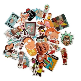36Pcs/Lot Rick And Morty Funny Sticker Decal For Car SuitcaseLaptop Notebook Car Fridge Surf Vinyl Decal Stickers Decoration -intl June 2018 - 3 36Pcs/Lot Rick and Morty Funny Sticker Decal for Car SuitcaseLaptop Notebook Car Fridge Surf Vinyl Decal Stickers Decoration -intl - 3