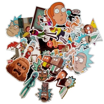 36Pcs/Lot Rick And Morty Funny Sticker Decal For Car SuitcaseLaptop Notebook Car Fridge Surf Vinyl Decal Stickers Decoration -intl June 2018 - 2 36Pcs/Lot Rick and Morty Funny Sticker Decal for Car SuitcaseLaptop Notebook Car Fridge Surf Vinyl Decal Stickers Decoration -intl - 2
