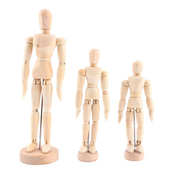 3pcs Artist Movable Limbs Male Wooden Toy Figure Model MannequinArt Sketch Draw Action Toy Figures 5.5 8 12inch - Intl June 2018 - 2 3pcs Artist Movable Limbs Male Wooden Toy Figure Model MannequinArt Sketch Draw Action Toy Figures 5.5 8 12inch - intl - 2