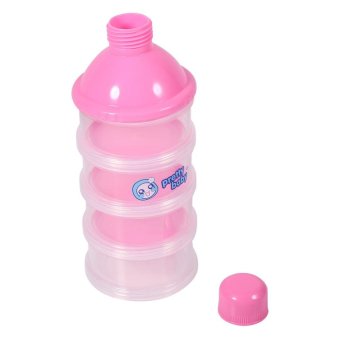 4 Layers Portable Baby Milk Powder Formula Dispenser Food CandyStorage Case (Pink) - Intl July 2018 - 3 4 Layers Portable Baby Milk Powder Formula Dispenser Food CandyStorage Case (Pink) - intl - 3