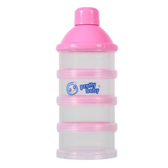 4 Layers Portable Baby Milk Powder Formula Dispenser Food CandyStorage Case (Pink) - Intl July 2018 - 2 4 Layers Portable Baby Milk Powder Formula Dispenser Food CandyStorage Case (Pink) - intl - 2