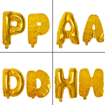 4ever 13pcs/lot HAPPY BIRTHDAY Letter Foil Balloons Party Decor(Gold) June 2018 - 4 4ever 13pcs/lot HAPPY BIRTHDAY Letter Foil Balloons Party Decor(Gold) - 4