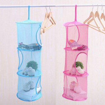 4ever 2pcs 3 Shelf Hanging Storage Net Kids Toy Organizer BagBedroom Wall Door Closet - Intl July 2018 - 2 4ever 2pcs 3 Shelf Hanging Storage Net Kids Toy Organizer BagBedroom Wall Door Closet - intl - 2