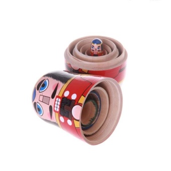 5pcs/ Set Nutcracker Solders Wooden Russian Handmade MatryoshkaNesting Dolls - Intl June 2018 - 3 5pcs/ Set Nutcracker Solders Wooden Russian Handmade MatryoshkaNesting Dolls - intl - 3