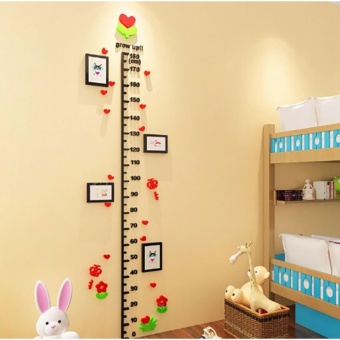 Acrylic Child Height Decor Kids Room Growth Chart Measure Wall Stickers (1.6 Meters) - Intl April 2018 - 3 Acrylic Child Height Decor Kids Room Growth Chart Measure Wall Stickers (1.6 meters) - intl - 3