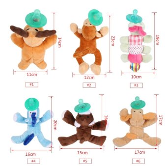 Animal Design Pacifier Silicone Baby Soother # Little Bear - Intl June 2018 - 4 Animal Design Pacifier Silicone Baby Soother # Little Bear - intl - 4