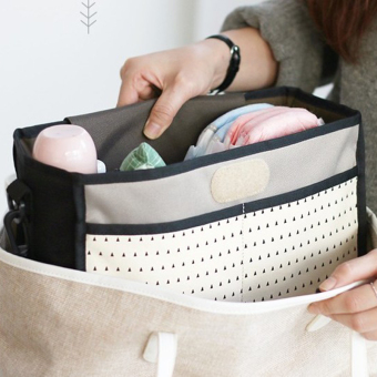 Baby Car Portable Hanging Bag Stroller Baby Bag(Black) - Intl July 2018 - 2 Baby car Portable hanging bag stroller Baby Bag(Black) - intl - 2