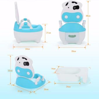 Baby Cow Drawer Potty Training Toilet Seat, Blue June 2018 - 3 Baby Cow Drawer Potty Training Toilet Seat, Blue - 3