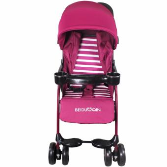 Baby Four Wheel Stroller With Food Tray And Bottle HolderB-210(Violet) June 2018 - 2 Baby Four Wheel Stroller with Food tray and bottle holderB-210(Violet) - 2